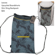 Load image into Gallery viewer, Upcycled Boardshorts Sling Backpack
