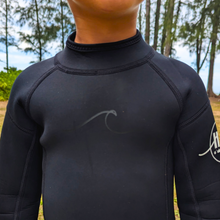 Load image into Gallery viewer, Black Onyx 2.5mm Ultrasoft Baby, Toddler, and Kids Yamamoto Longsleeve Shorty Wetsuit
